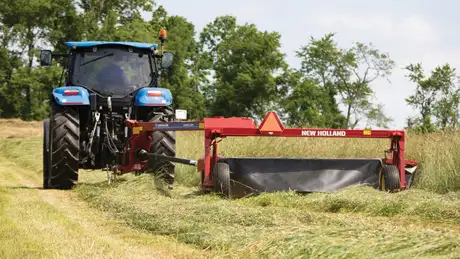 Disc mower wear sets